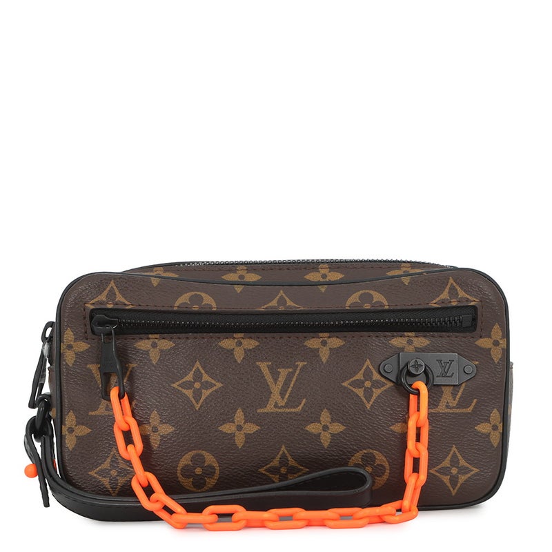 ルイヴィトン セカンドバッグ モノグラム・ソーラーレイ ポシェット・ヴォルガ M44482 LOUIS VUITTON ブラック 黒