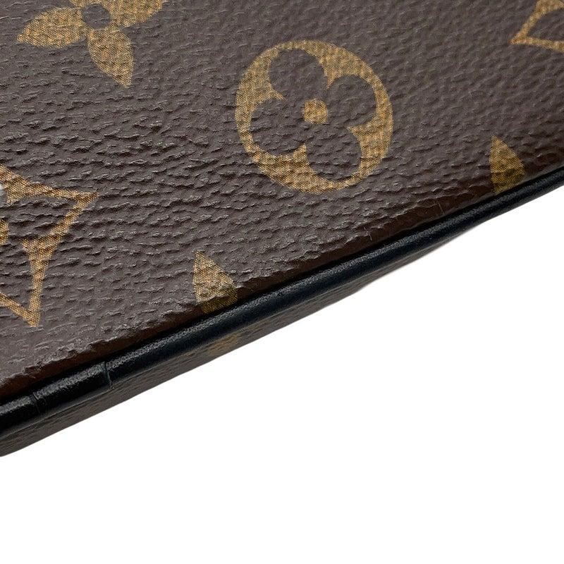 ルイヴィトン セカンドバッグ モノグラム・ソーラーレイ ポシェット・ヴォルガ M44482 LOUIS VUITTON ブラック 黒