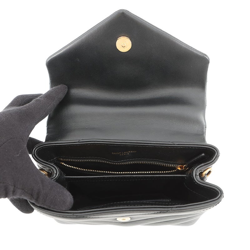 サンローランパリ ショルダーバッグ ルル トイバッグ カーフレザー 678401 SAINT LAURENT PARIS 黒