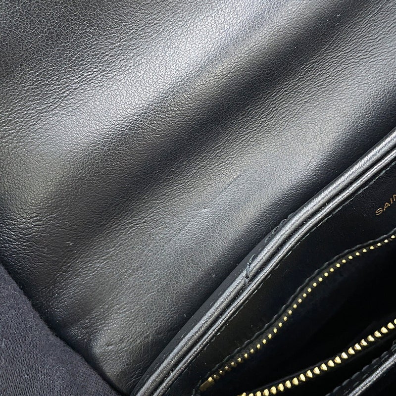 サンローランパリ ショルダーバッグ ルル トイバッグ カーフレザー 678401 SAINT LAURENT PARIS 黒