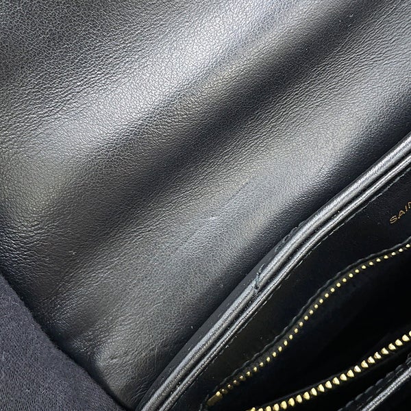 サンローランパリ ショルダーバッグ ルル トイバッグ カーフレザー 678401 SAINT LAURENT PARIS 黒