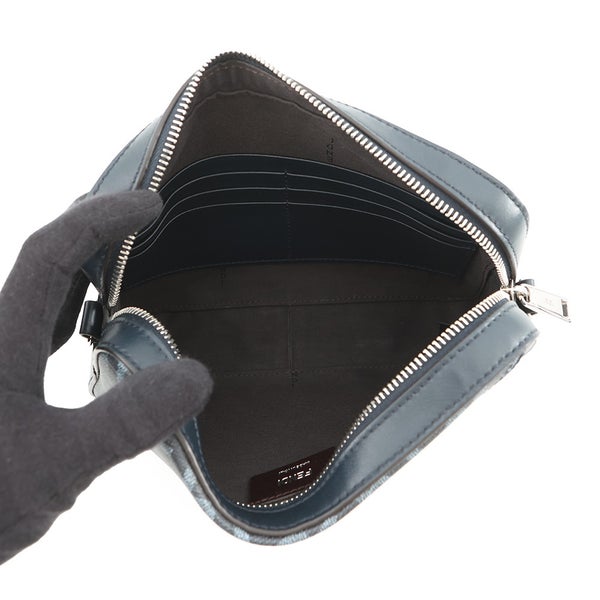 フェンディ ショルダーバッグ ダイアゴナル カメラケース ズッカ柄 レザー/PVC 7M0286 FENDI