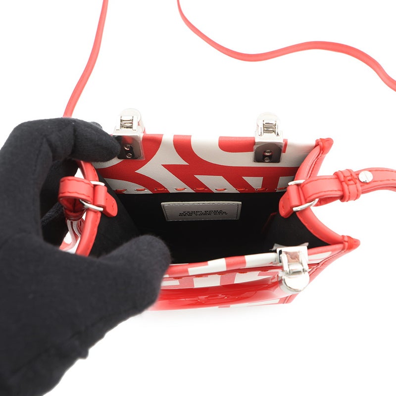 フェンディ ハンドバッグ サンシャイン ショッパー ミニ キャンバス 8BS051マークジェイコブスコラボ 2ｗayショルダー 白