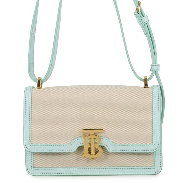 バーバリー ショルダーバッグ TBロゴ キャンバス レザー 8070573 BURBERRY