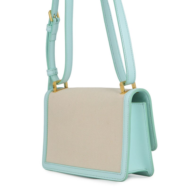 バーバリー ショルダーバッグ TBロゴ キャンバス レザー 8070573 BURBERRY