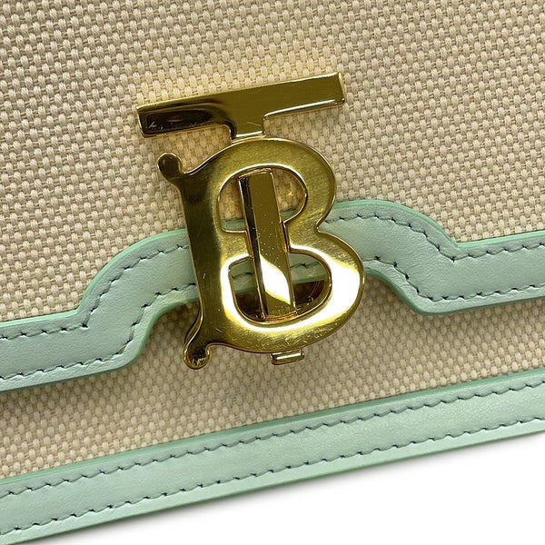 バーバリー ショルダーバッグ TBロゴ キャンバス レザー 8070573 BURBERRY