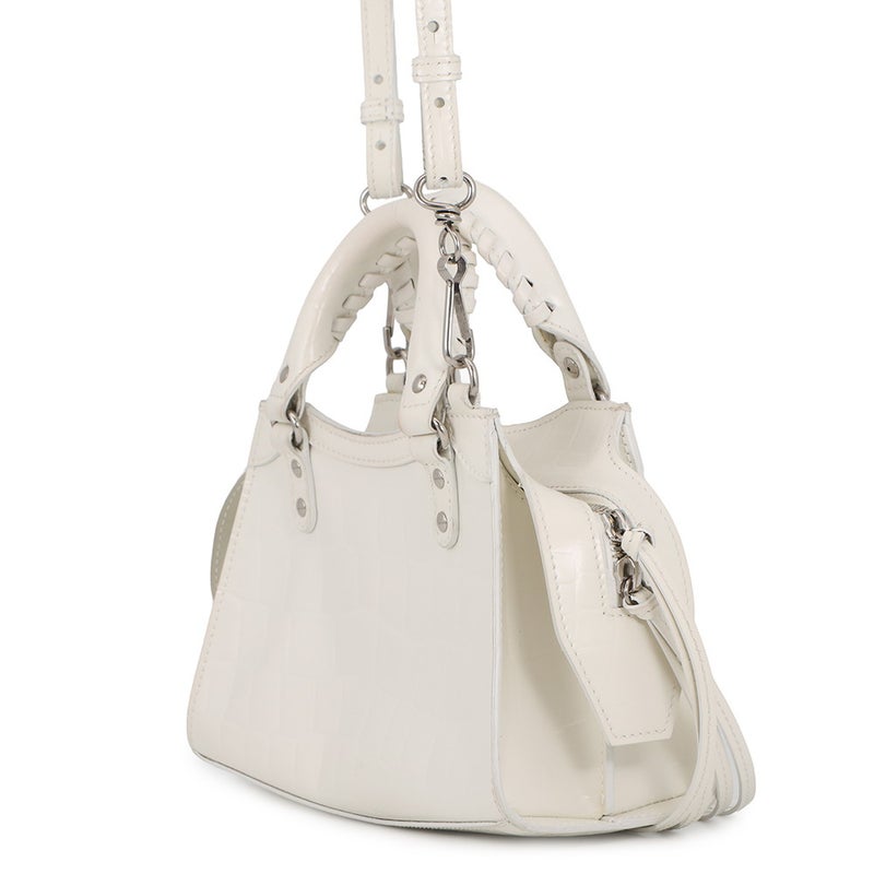 バレンシアガ ハンドバッグ ネオクラシック シティ ミニ 638524 BALENCIAGA 2wayショルダーバッグ 白