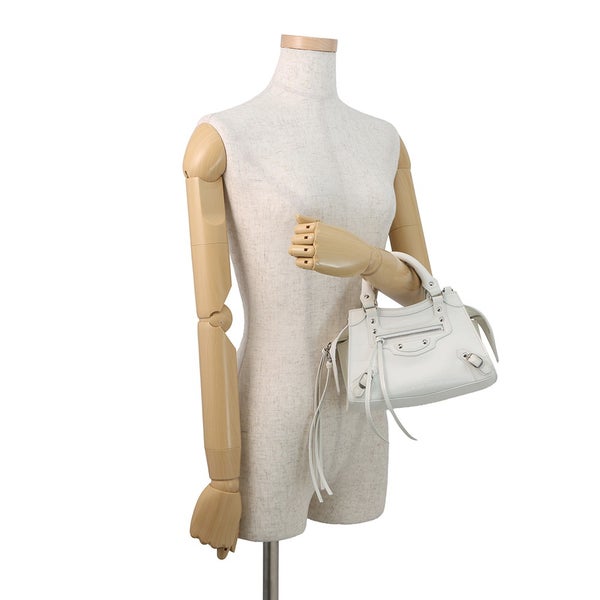バレンシアガ ハンドバッグ ネオクラシック シティ ミニ 638524 BALENCIAGA 2wayショルダーバッグ 白