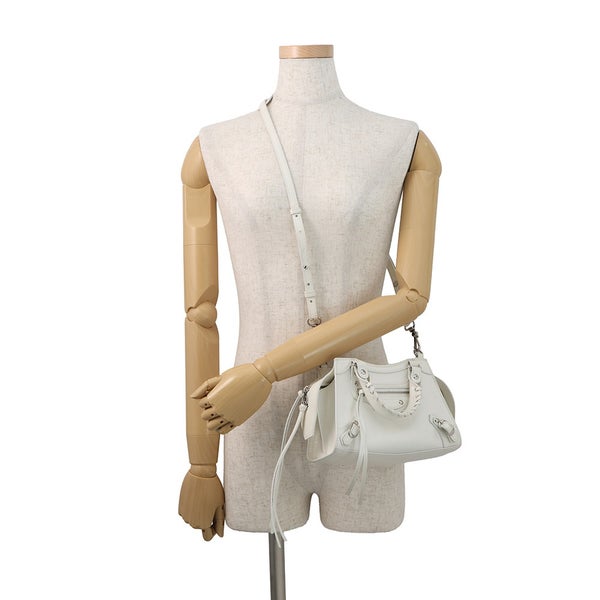 バレンシアガ ハンドバッグ ネオクラシック シティ ミニ 638524 BALENCIAGA 2wayショルダーバッグ 白