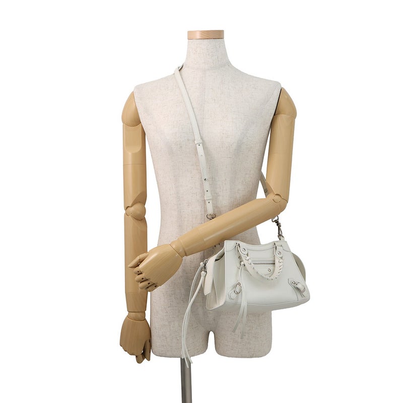バレンシアガ ハンドバッグ ネオクラシック シティ ミニ 638524 BALENCIAGA 2wayショルダーバッグ 白