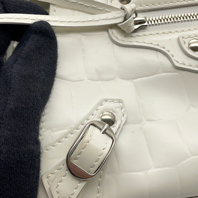バレンシアガ ハンドバッグ ネオクラシック シティ ミニ 638524 BALENCIAGA 2wayショルダーバッグ 白