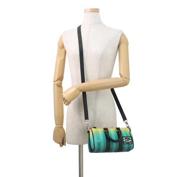 ルイヴィトン ハンドバッグ ダミエ・ストライプ キーポルXS M59949 LOUIS VUITTON 2ｗayショルダーバッグ