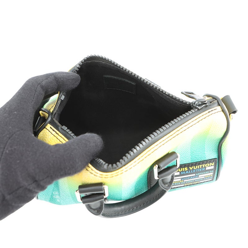 ルイヴィトン ハンドバッグ ダミエ・ストライプ キーポルXS M59949 LOUIS VUITTON 2ｗayショルダーバッグ