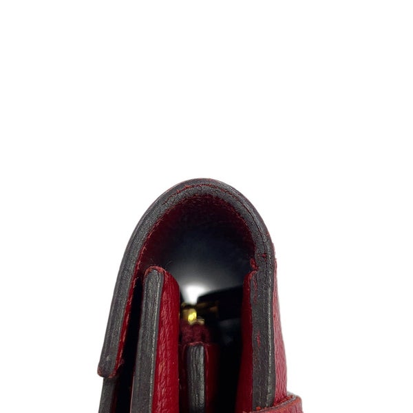 エルメス 長財布 ケリーウォレット ロング ルージュグレナ/ゴールド金具 エプソン X刻印 HERMES