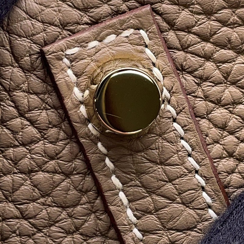 エルメス バーキン25 エトゥープ/ゴールド金具トゴ W刻印 HERMES Birkin ハンドバッグ