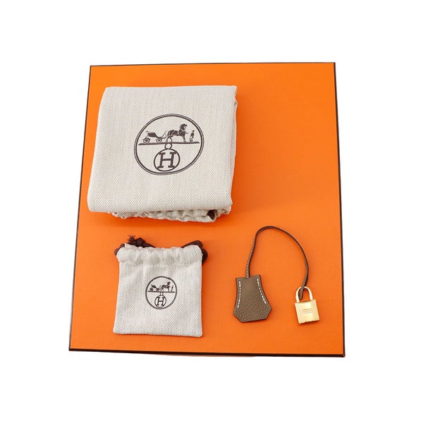 エルメス バーキン25 エトゥープ/ゴールド金具トゴ W刻印 HERMES Birkin ハンドバッグ