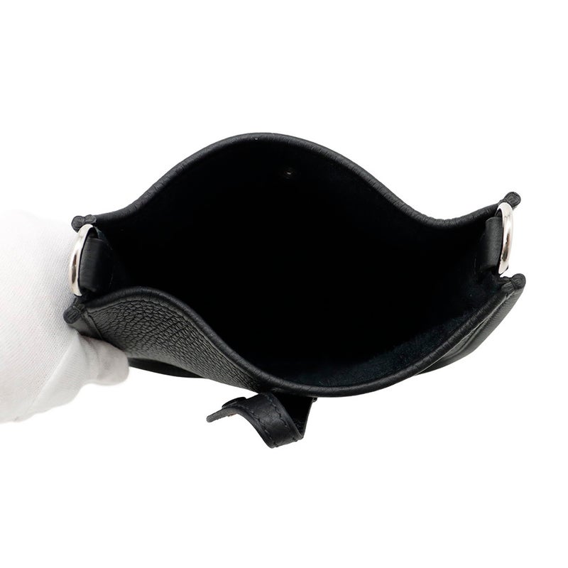 エルメス エブリンTPM 111cm アマゾン ブラック/シルバー金具 トリヨンクレマンス K刻印 黒