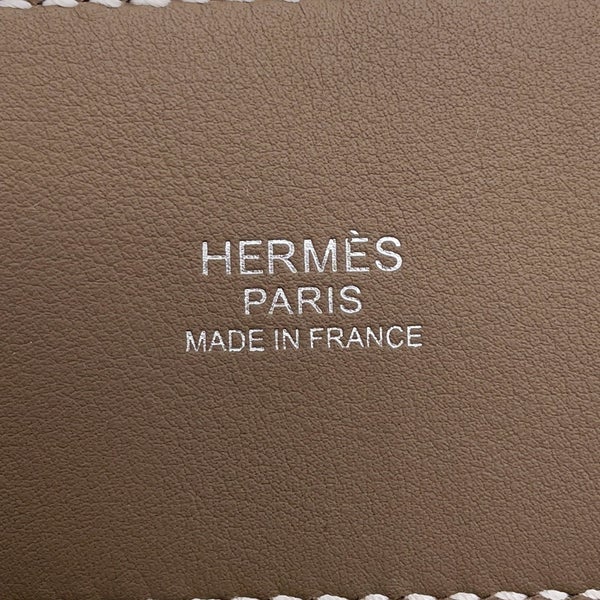 エルメス ショルダーバッグ ポッシュ・クリケティス エトゥープ/シルバー金具 スイフト K刻印