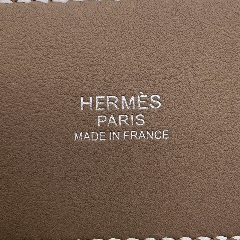 エルメス ショルダーバッグ ポッシュ・クリケティス エトゥープ/シルバー金具 スイフト K刻印