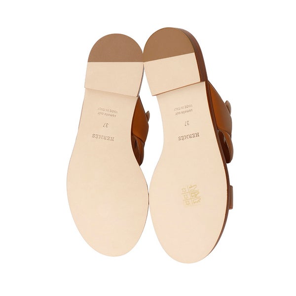 エルメス サンダル ラグーヌ シェーヌ・ダンクル モチーフ レディースサイズ37 HERMES 靴