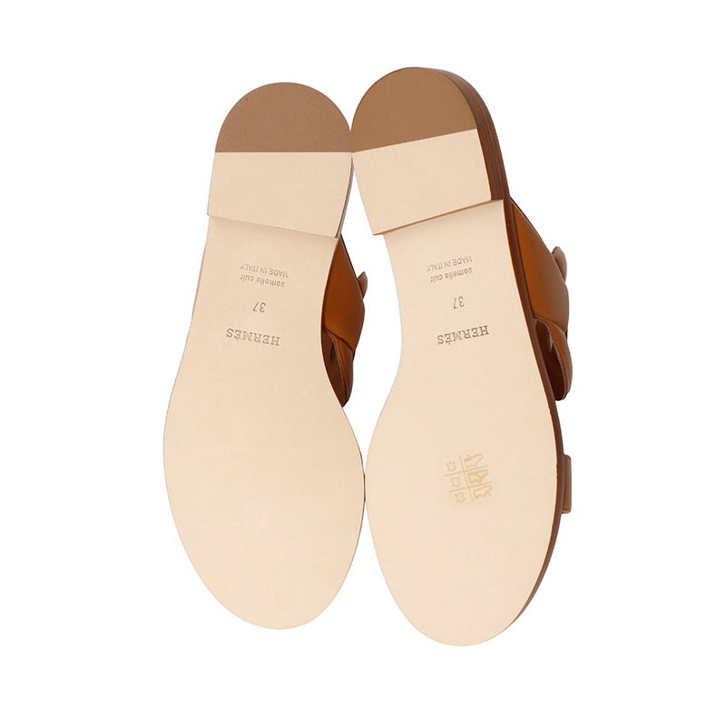 エルメス サンダル ラグーヌ シェーヌ・ダンクル モチーフ レディースサイズ37 HERMES 靴