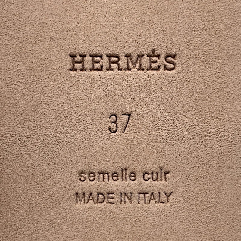 エルメス サンダル ラグーヌ シェーヌ・ダンクル モチーフ レディースサイズ37 HERMES 靴