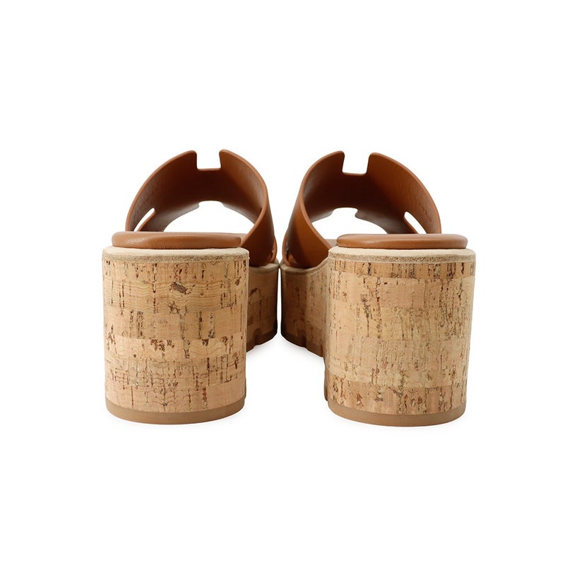 エルメス サンダル エズ 30 Eze レザー レディースサイズ37 HERMES 靴