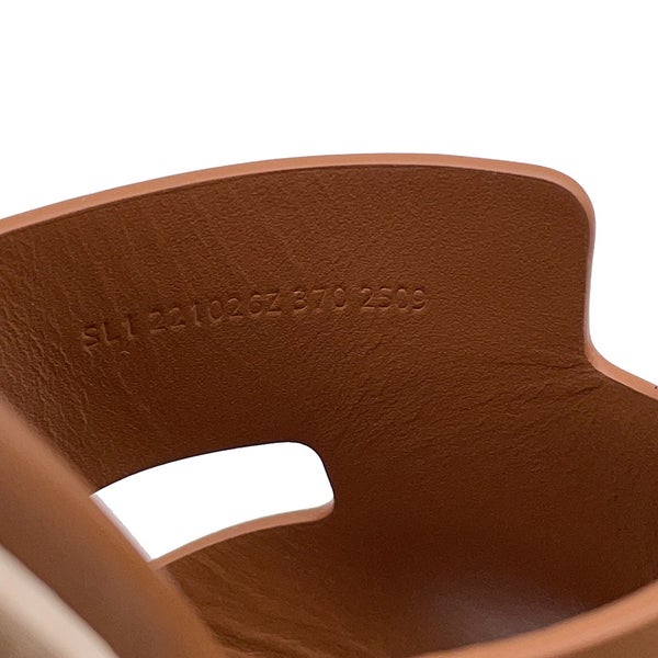 エルメス サンダル エズ 30 Eze レザー レディースサイズ37 HERMES 靴