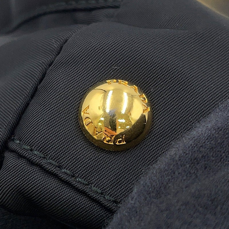 プラダ トートバッグ ロゴ ナイロン BR3855 PRADA 黒