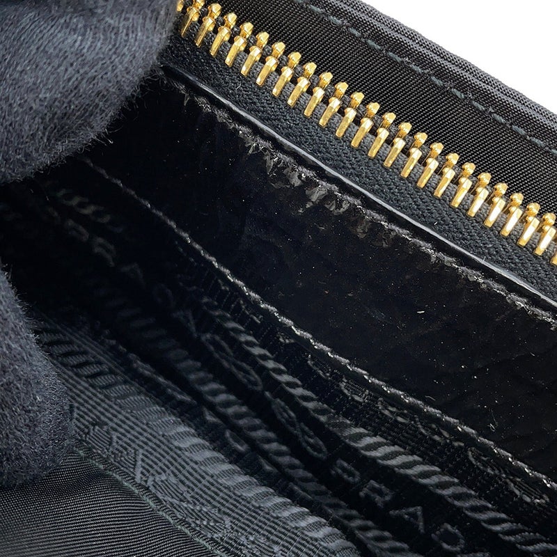 プラダ トートバッグ ロゴ ナイロン BR3855 PRADA 黒
