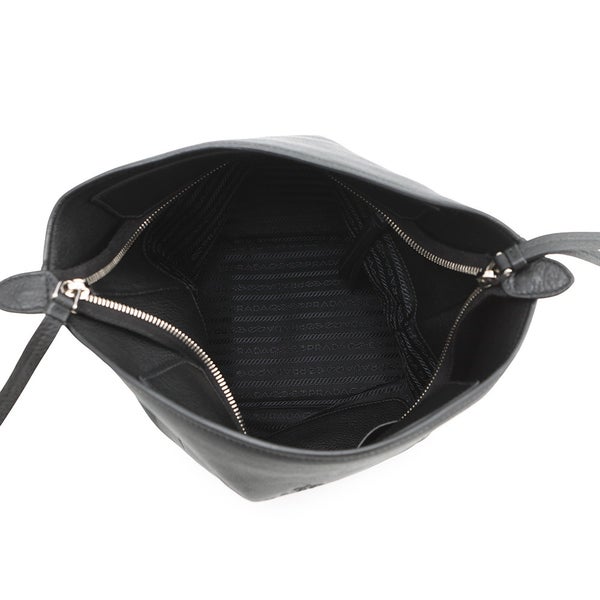 プラダ ショルダーバッグ ヴィッテロフェニックス レザー 1BE057 PRADA 黒 アウトレット品