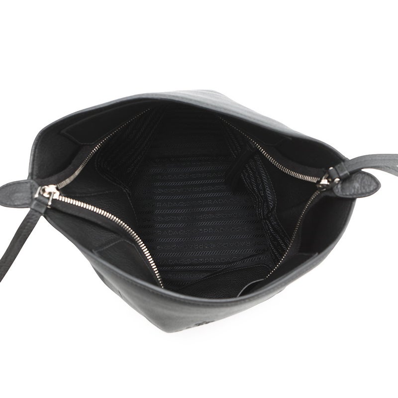 プラダ ショルダーバッグ ヴィッテロフェニックス レザー 1BE057 PRADA 黒 アウトレット品