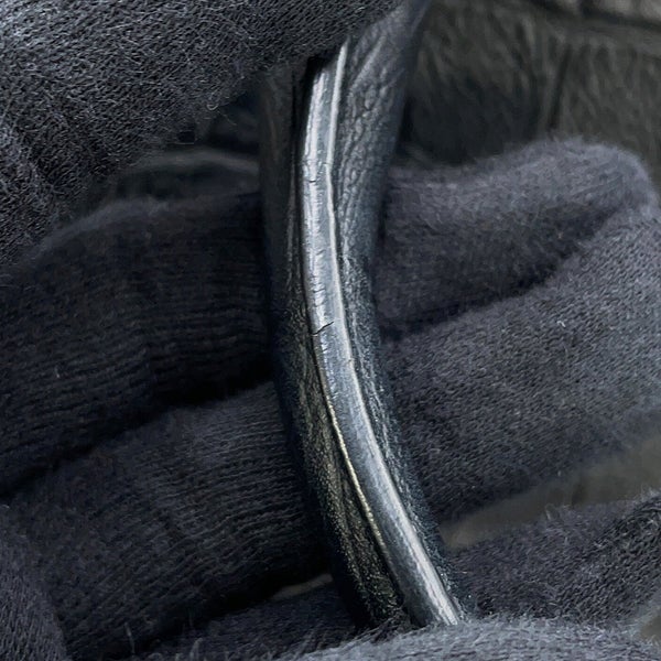 サンローランパリ ハンドバッグ ベイビーカバス クロコ型押しレザー 568853 SAINT LAURENT PARIS 2way 黒