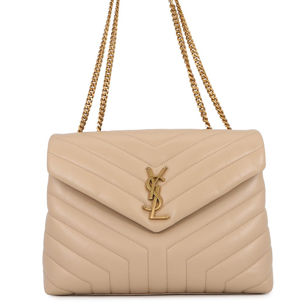 SAINT LAURENT PARIS サンローランパリ マルチカラーロゴ レザー 2WAY ハンドバッグ チェーンショルダーバッグ ベージュ 452085LU7HN SAINT LAURENT サンローラン パリ PARIS ショルダーバッグ レディース