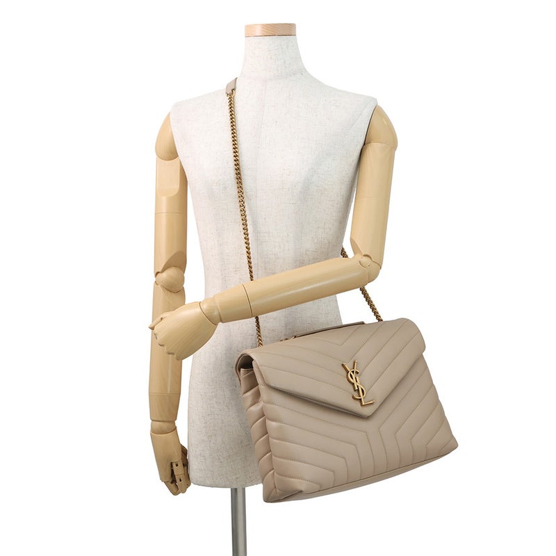 サンローランパリ チェーンショルダー バッグ ルル ミディアム レザー 574946 SAINT LAURENT PARIS 2way