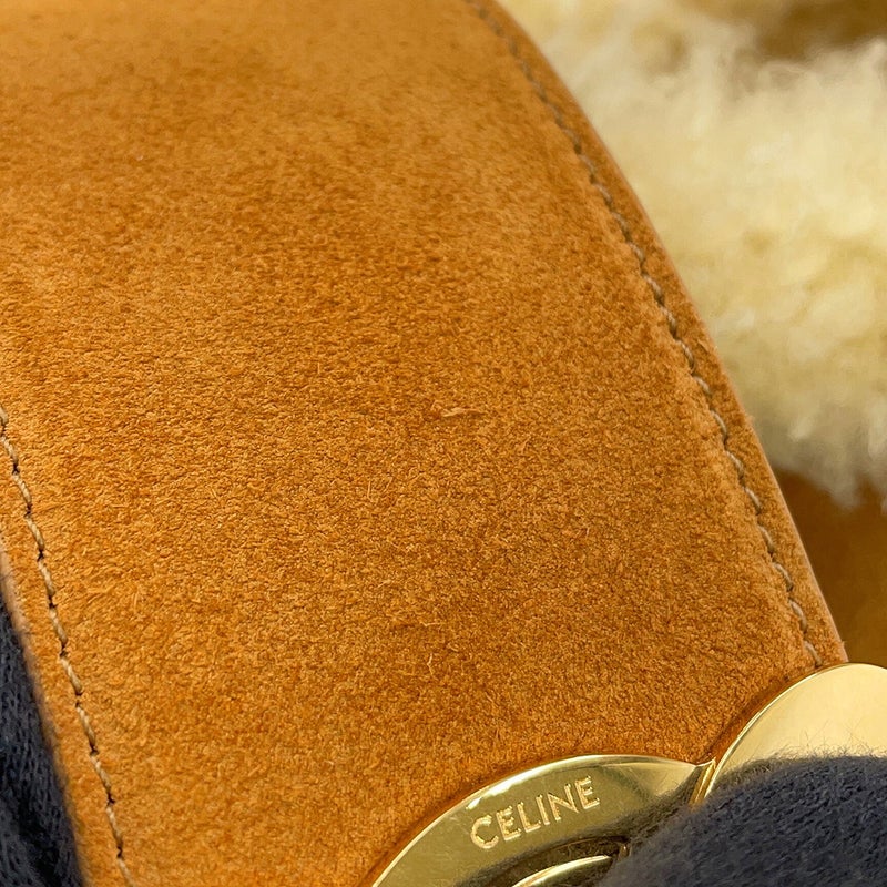 セリーヌ ハンドバッグ ルイーズ ミディアム スエード シアリング 116613GFT CELINE 2way