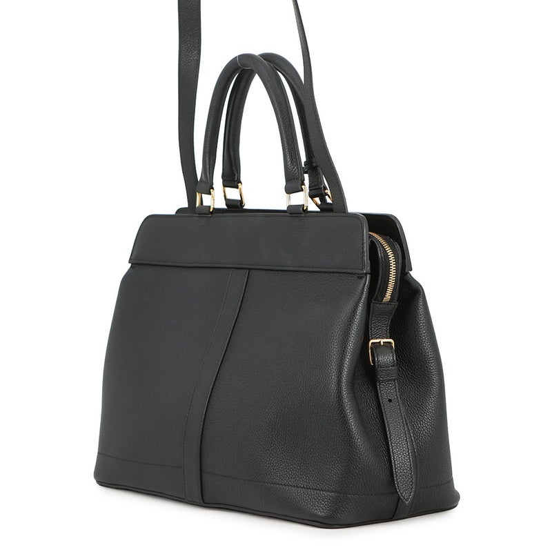 セリーヌ ハンドバッグ カバ・ドゥ・フランス グレインドカーフレザー 192663CRE CELINE 2way 黒