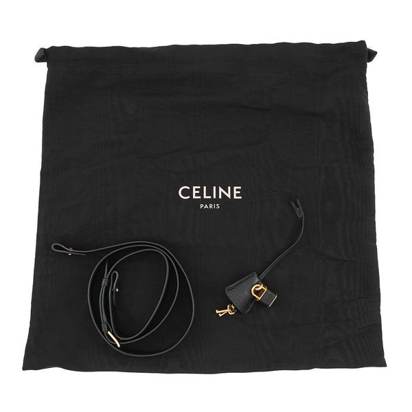 セリーヌ ハンドバッグ カバ・ドゥ・フランス グレインドカーフレザー 192663CRE CELINE 2way 黒