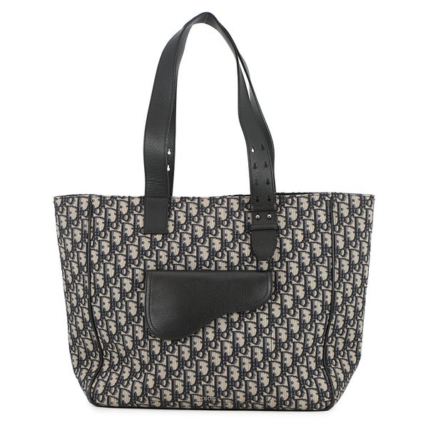 ディオール トートバッグ オブリーク サドルトート キャンバス レザー 1ADSH176YKS Christian Dior トロッター