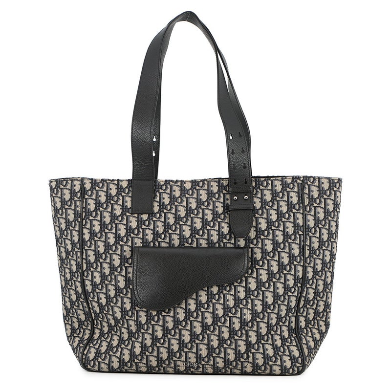 ディオール トートバッグ オブリーク サドルトート キャンバス レザー 1ADSH176YKS Christian Dior トロッター