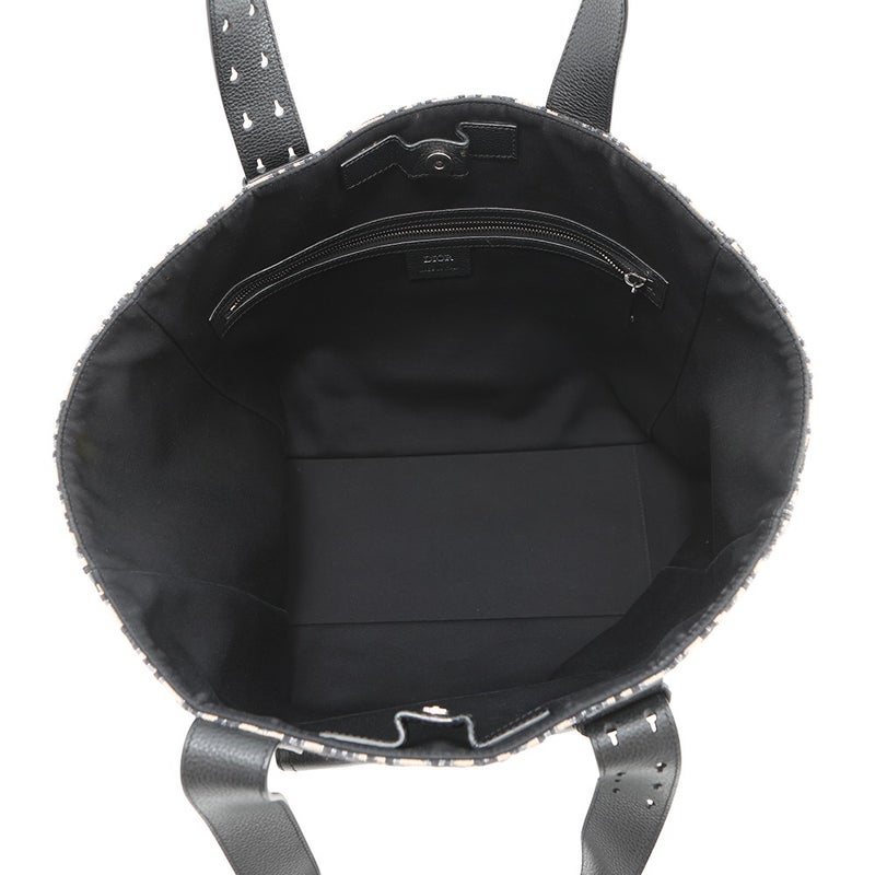 ディオール トートバッグ オブリーク サドルトート キャンバス レザー 1ADSH176YKS Christian Dior トロッター