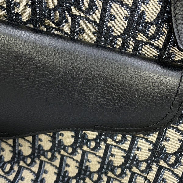 ディオール トートバッグ オブリーク サドルトート キャンバス レザー 1ADSH176YKS Christian Dior トロッター