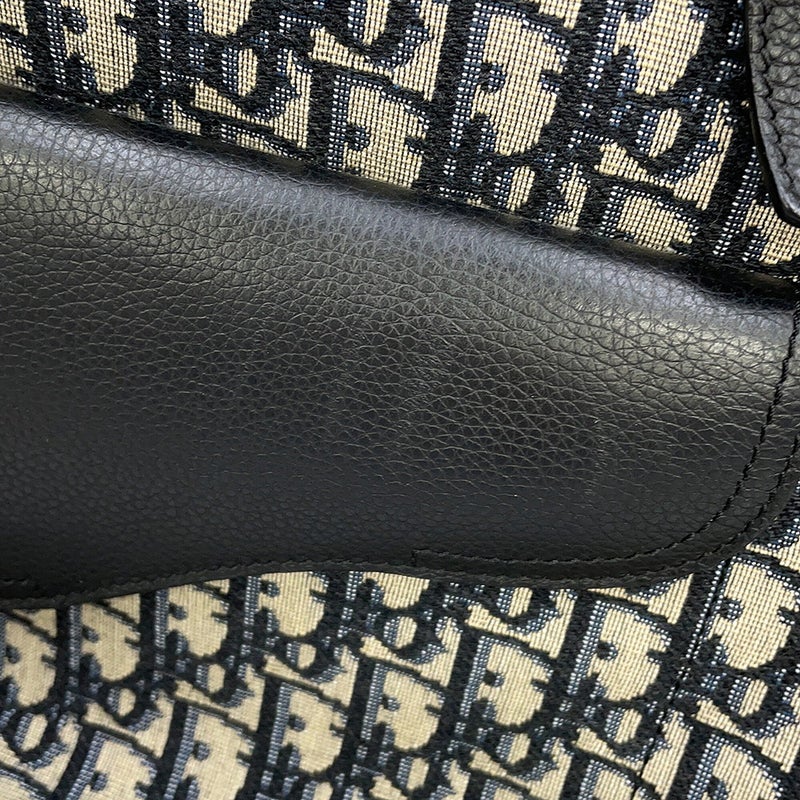 ディオール トートバッグ オブリーク サドルトート キャンバス レザー 1ADSH176YKS Christian Dior トロッター