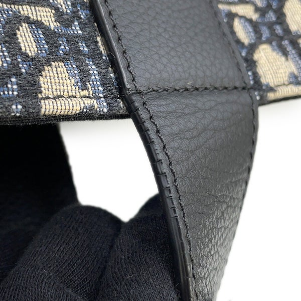 ディオール トートバッグ オブリーク サドルトート キャンバス レザー 1ADSH176YKS Christian Dior トロッター