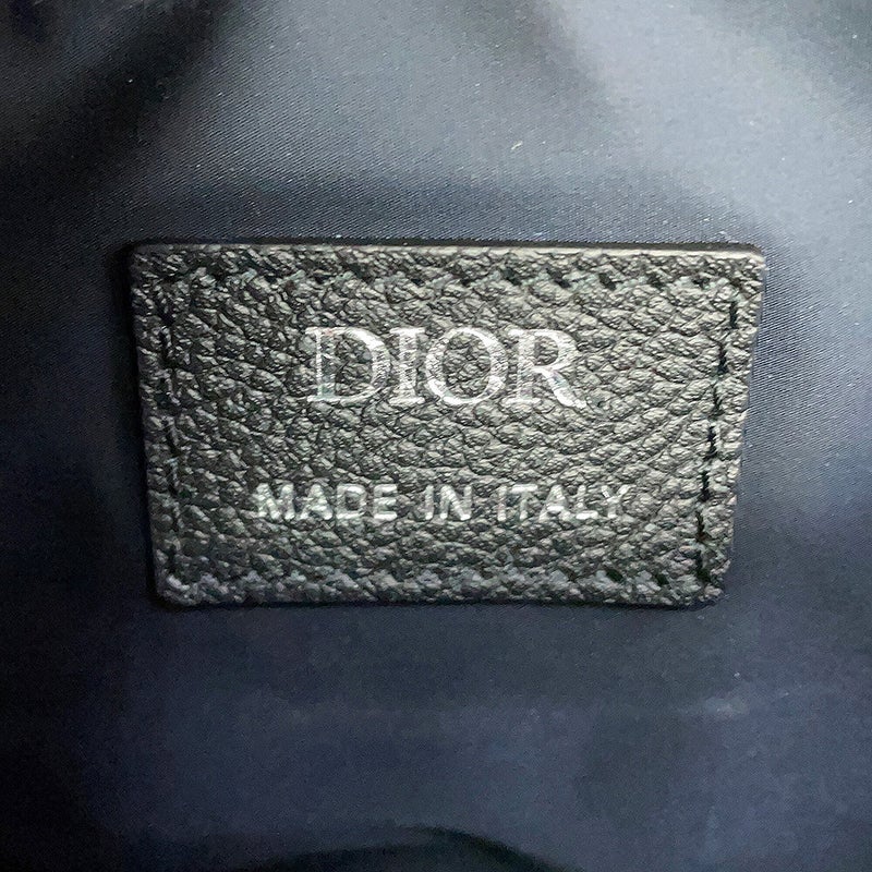 クリスチャン・ディオール ハンドバッグ マキシカナージュ サドル ツインバッグ 1ADPO306MNE Christian Dior 2way 黒