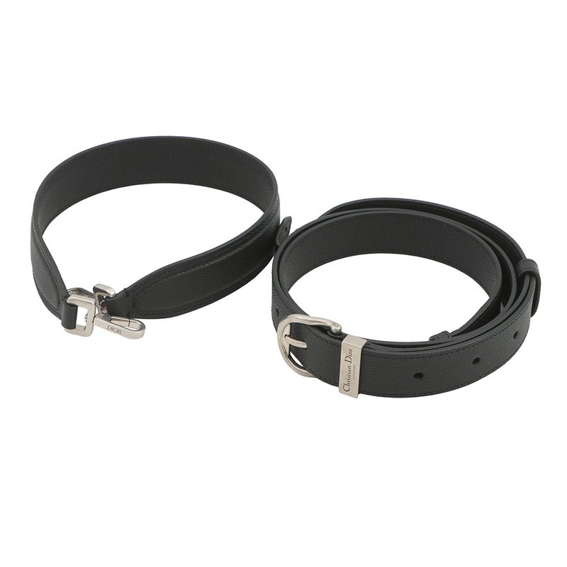 クリスチャン・ディオール ハンドバッグ マキシカナージュ サドル ツインバッグ 1ADPO306MNE Christian Dior 2way 黒