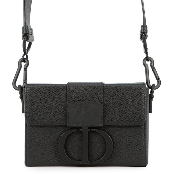クリスチャン・ディオール ショルダーバッグ 30 モンテーニュ ボックスバッグ レザー M9204SBAV Christian Dior 黒