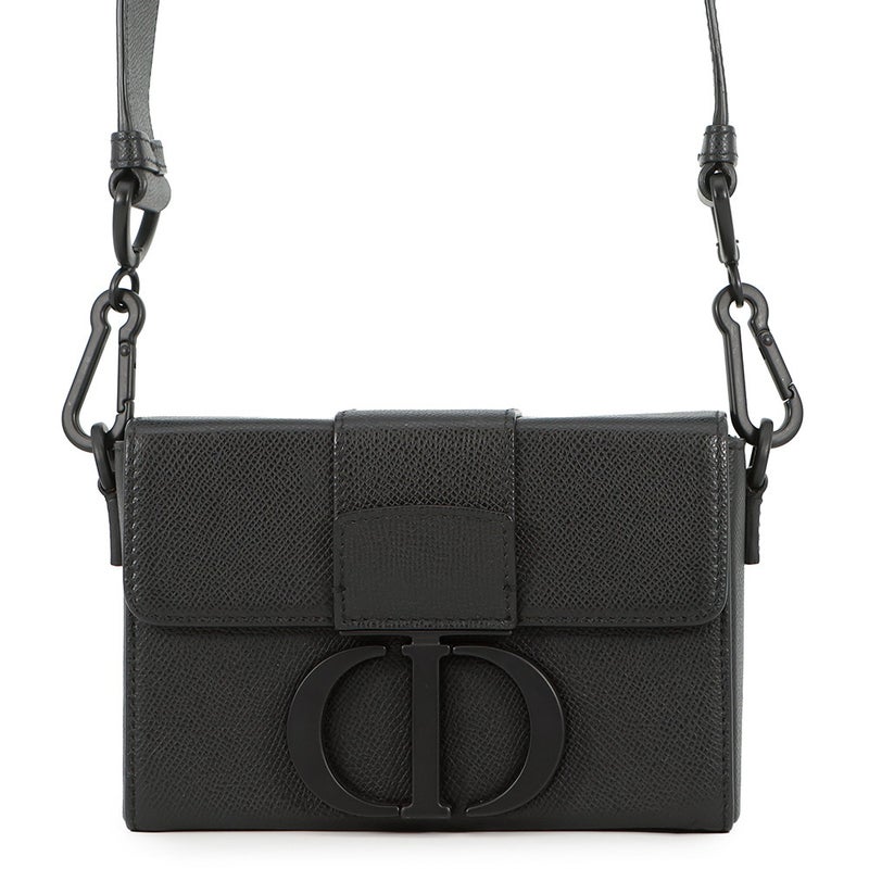 クリスチャン・ディオール ショルダーバッグ 30 モンテーニュ ボックスバッグ レザー M9204SBAV Christian Dior 黒