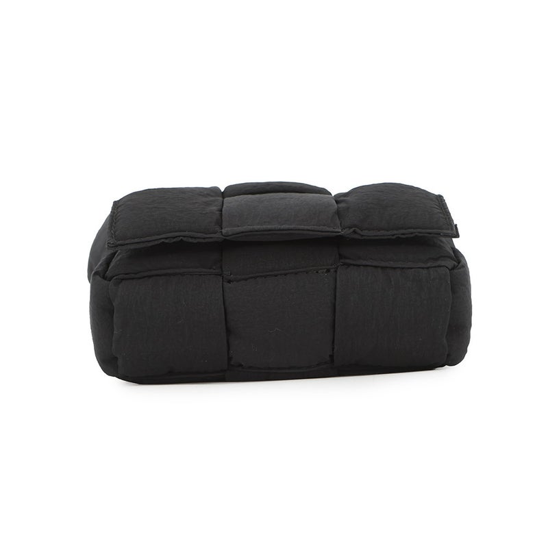 ボッテガヴェネタ ショルダーバッグ パデッド テック キャンディ カセット ナイロン 691018 BOTTEGA VENETA 黒