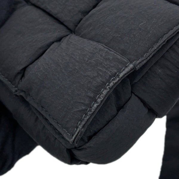 ボッテガヴェネタ ショルダーバッグ パデッド テック キャンディ カセット ナイロン 691018 BOTTEGA VENETA 黒